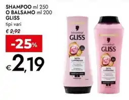 Bennet Shampoo Gliss offerta