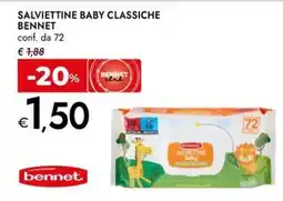 Bennet Salviettine baby classiche Bennet offerta