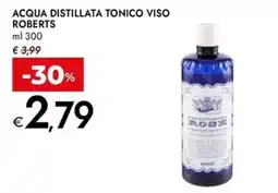 Bennet Acqua distillata tonico viso Roberts offerta