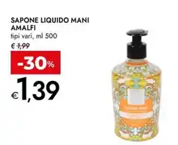 Bennet Sapone liquido mani Amalfi offerta