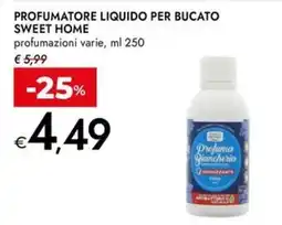 Bennet Profumatore liquido per bucato Sweet Home offerta