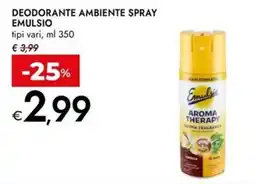Bennet Deodorante ambiente spray Emulso offerta