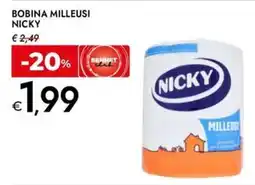 Bennet Bobina milleusi Nicky offerta