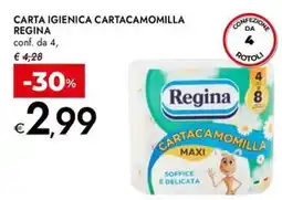Bennet Carta igienica Regina cartacamomilla maxi offerta