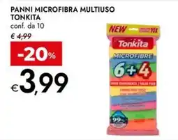 Bennet Panni microfibra multiuso Tonkita offerta
