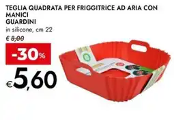 Bennet Teglia quadrata per friggitrice ad aria con manici guardini offerta