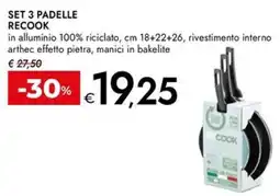 Bennet Set 3 padelle Recook offerta