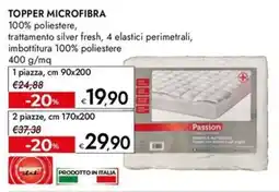 Bennet Topper microfibra Passion offerta