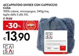 Bennet Accappatoio unisex con cappuccio Casa offerta