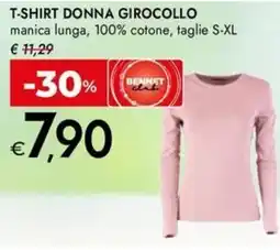 Bennet T-shirt donna girocollo offerta