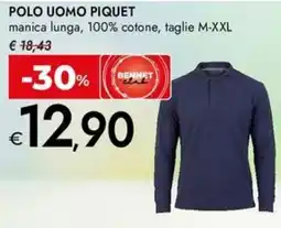 Bennet Polo uomo Piquet offerta