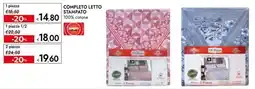 Bennet Completo letto stampato 100% cotone offerta