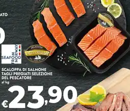 Bennet Scaloppa di salmone tagli pregiati selezione del pescatore offerta