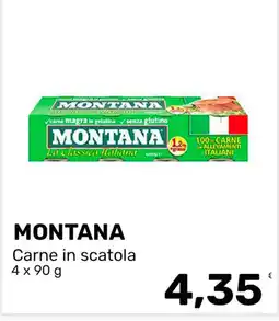 Iper Tosano Montana carne in scatola offerta