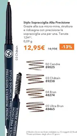 Yves Rocher Stylo Sopracciglia Alta Precisione offerta
