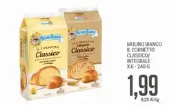 Supermercati Piccolo Mulino Bianco il cornetto classico offerta