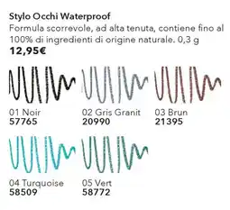 Yves Rocher Stylo Occhi Waterproof offerta