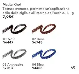 Yves Rocher Matita Khol offerta