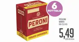 Supermercati Piccolo Peroni birra offerta