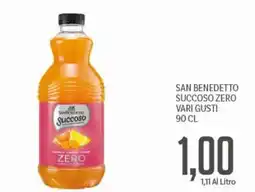 Supermercati Piccolo San Benedetto Succoso Zero offerta