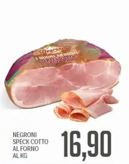 Supermercati Piccolo Negroni speck cotto al forno offerta