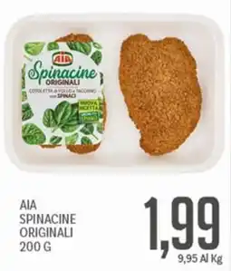 Supermercati Piccolo Aia spinacine originali offerta