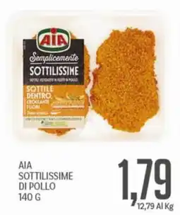 Supermercati Piccolo AIA Sottilissime di pollo offerta
