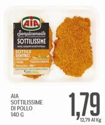 Supermercati Piccolo AIA Sottilissime di pollo offerta