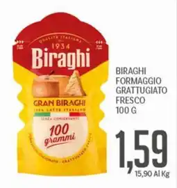 Supermercati Piccolo Biraghi formaggio grattugiato fresco offerta