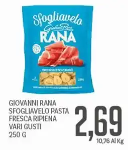 Supermercati Piccolo Giovanni Rana sfogliavelo pasta fresca ripiena offerta