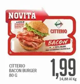 Supermercati Piccolo Citterio Bacon Burger offerta
