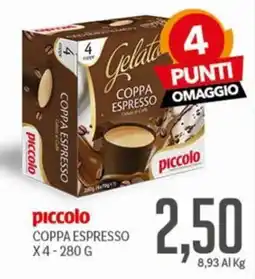 Supermercati Piccolo piccolo Coppa Espresso offerta