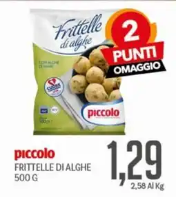 Supermercati Piccolo piccolo frittelle di alghe offerta