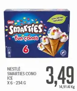 Supermercati Piccolo Nestlé Smarties cono ice offerta