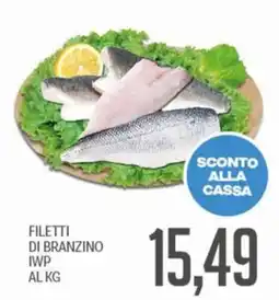 Supermercati Piccolo Filetti di branzino IWP offerta
