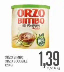 Supermercati Piccolo Orzo Bimbo orzo solubile offerta