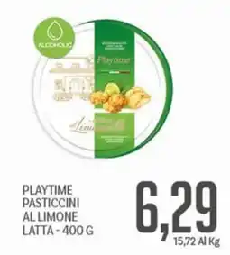 Supermercati Piccolo Playtime pasticcini al limone latta offerta