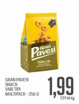 Supermercati Piccolo Gran Pavesi snack vari tipi offerta