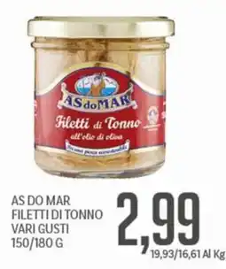 Supermercati Piccolo As do Mar filetti di tonno offerta