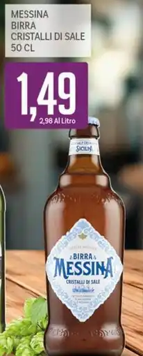 Supermercati Piccolo Birra Messina Cristalli di Sale offerta