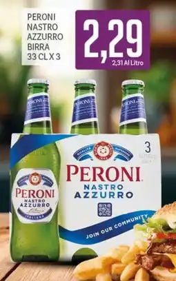 Supermercati Piccolo Peroni Nastro Azzurro birra offerta