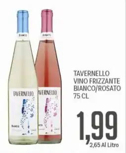 Supermercati Piccolo Tavernello vino frizzante bianco/rosato offerta