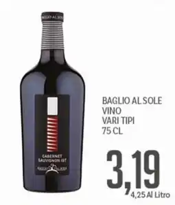 Supermercati Piccolo Baglio al Sole Cabernet Sauvignon IGT offerta