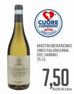 Supermercati Piccolo Mastroberardino Vino Falanghina del Sannio offerta