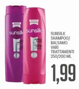 Supermercati Piccolo Sunsilk shampoo/balsamo vari trattamenti offerta
