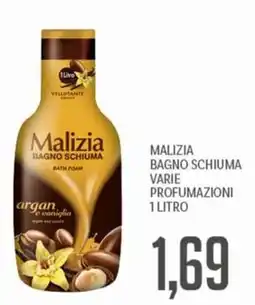 Supermercati Piccolo Malizia bagno schiuma offerta