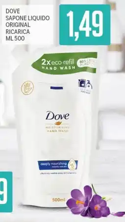 Supermercati Piccolo Dove sapone liquido original ricarica offerta