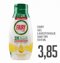 Supermercati Piccolo Fairy gel lavastoviglie vari tipi offerta