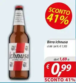 Iper Romagnolo Birra Ichnusa offerta