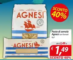 Iper Romagnolo Pasta di semola Agnesi offerta